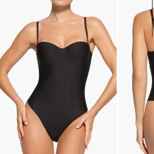 Skims Contour Lift Bodysuit Black